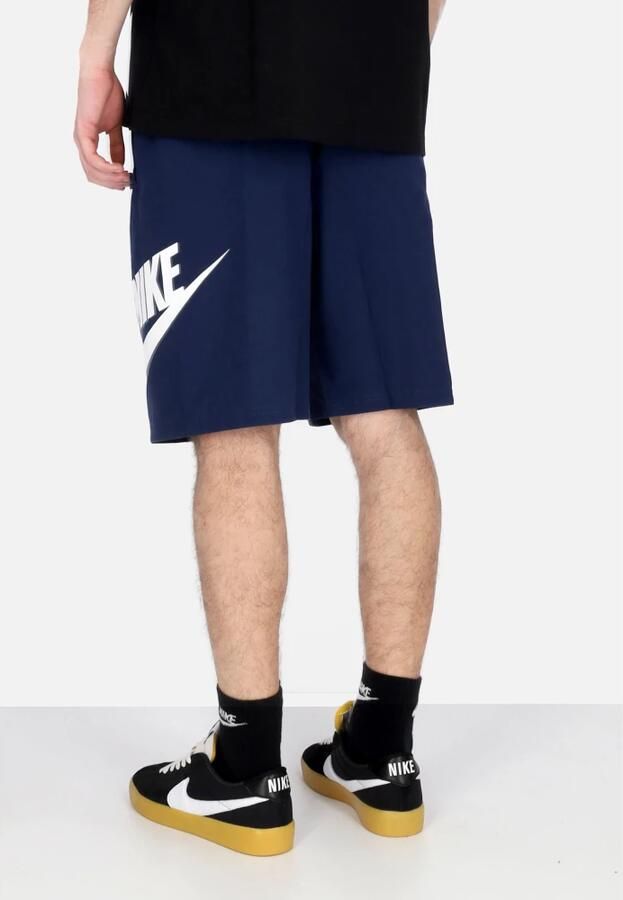 Nike Midnight Navy Wit Geweven Twill Shorts Blue Heren - Foto 2