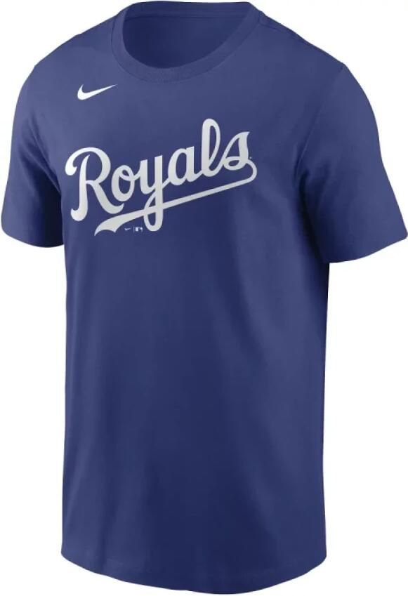 Nike MLB Kansas City Royals T-Shirt Blue Heren