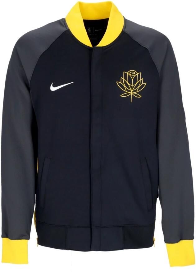 Nike Golden State Warriors Showtime City Edition Dri-FIT NBA-herenjack met lange mouwen Zwart - Foto 3