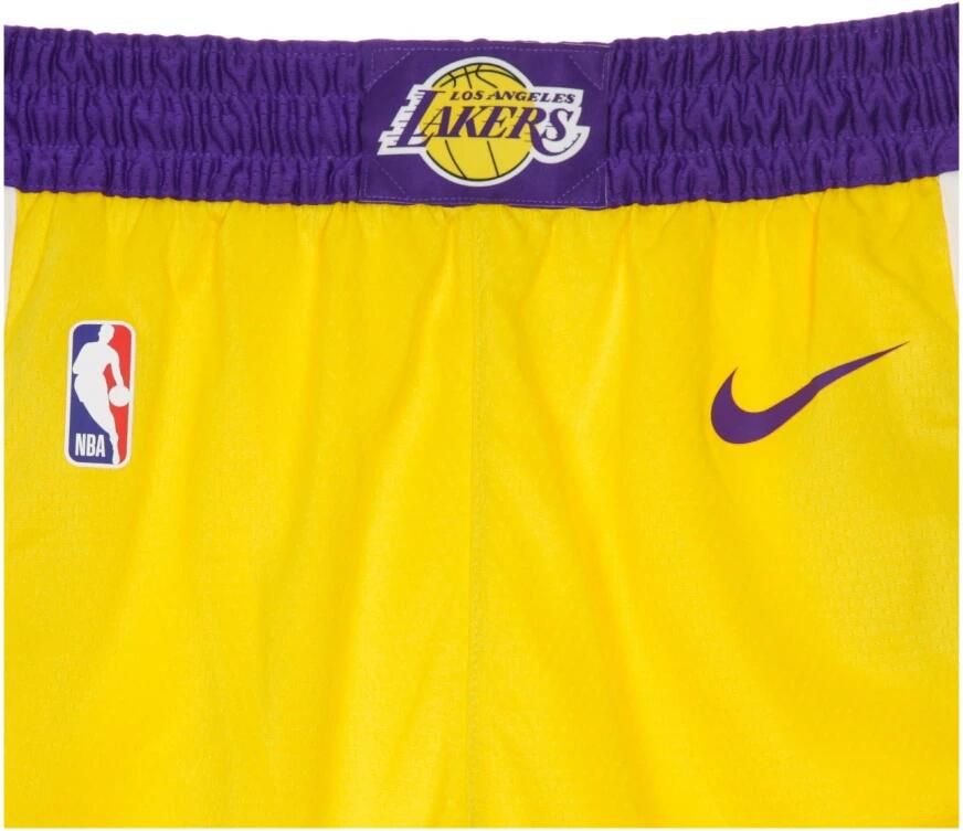 Nike Los Angeles Lakers Icon Edition Swingman NBA-herenshorts Geel