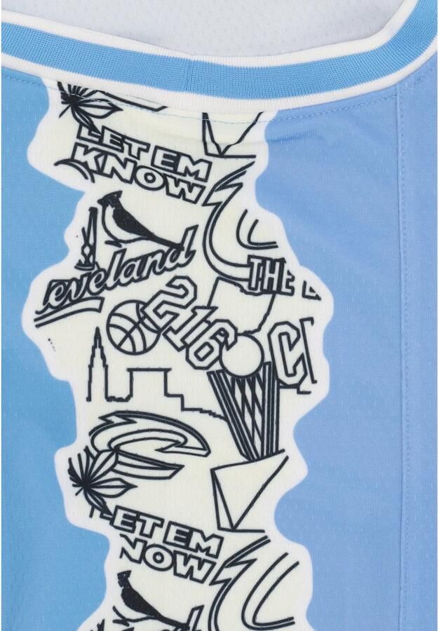 Nike Donovan Mitchell Cleveland Cavaliers 2024 25 City Edition Dri-FIT Swingman NBA-jersey voor heren Blauw - Foto 2