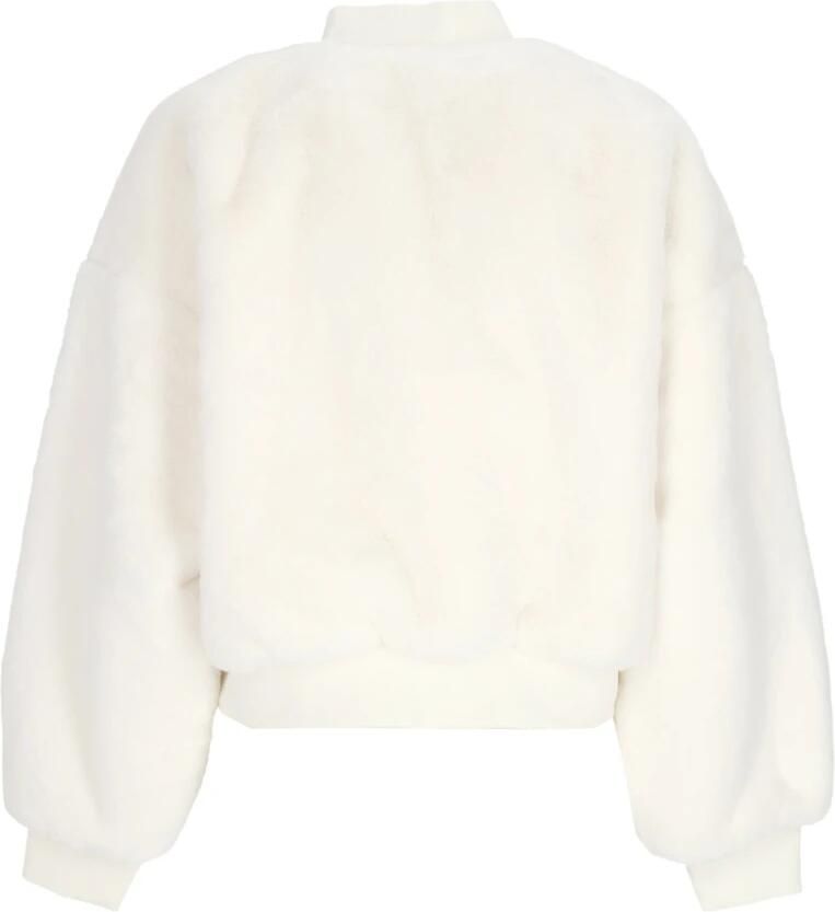Nike Sportswear omkeerbaar bomberjack met imitatiebont voor dames Wit