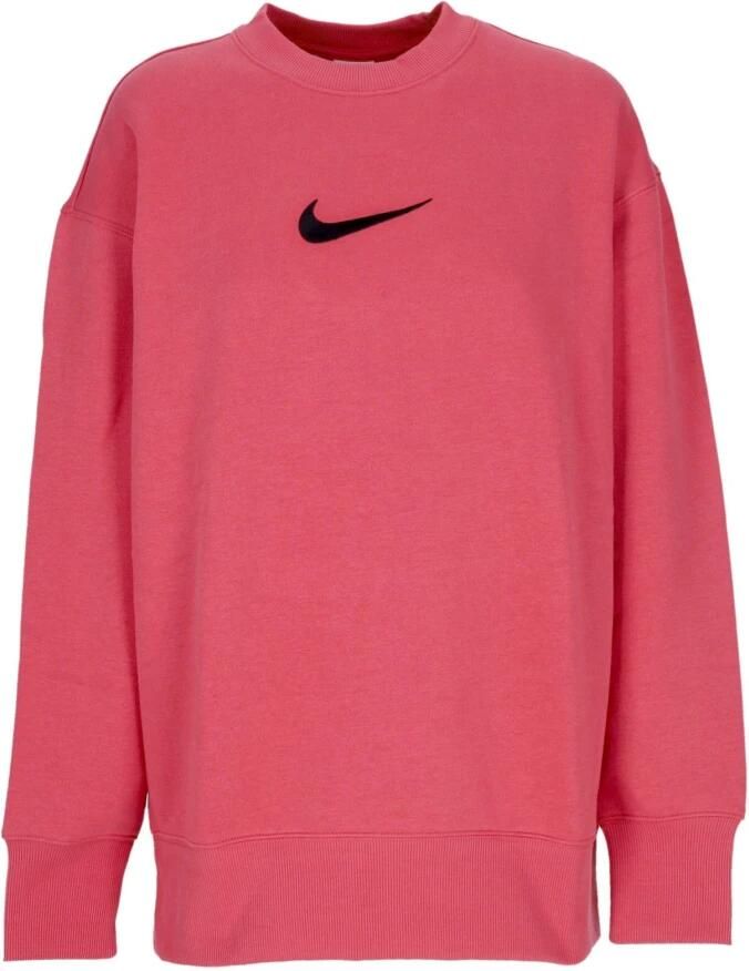 Nike Sportswear Phoenix Fleece Oversized sweatshirt van fleece voor dames Rood