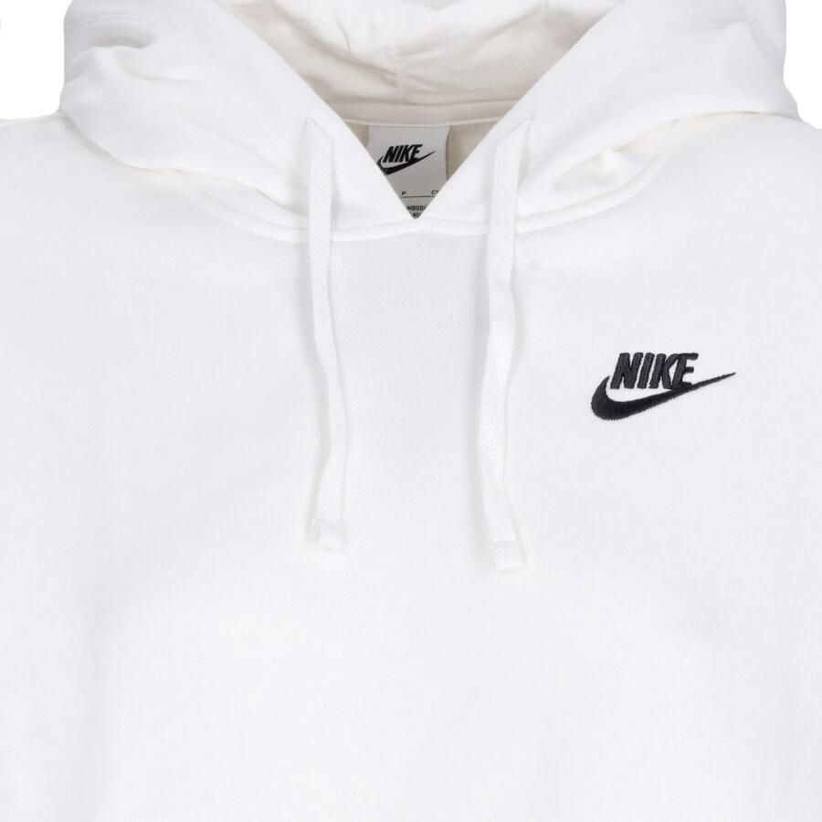 Nike Oversized Hoodie Sportswear Club Fleece White Dames