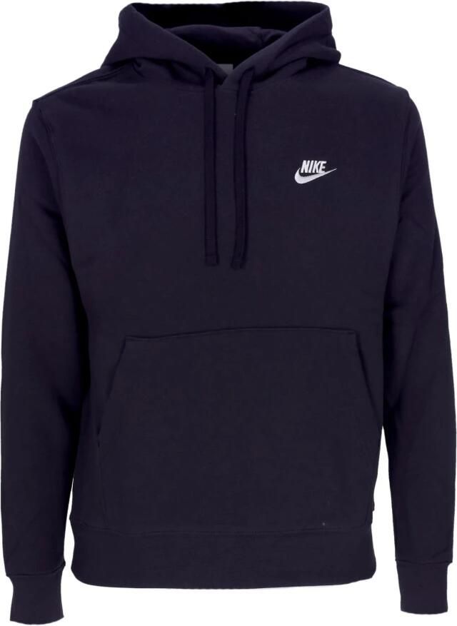 Nike Paarse Fleece Hoodie met Koord Purple Heren