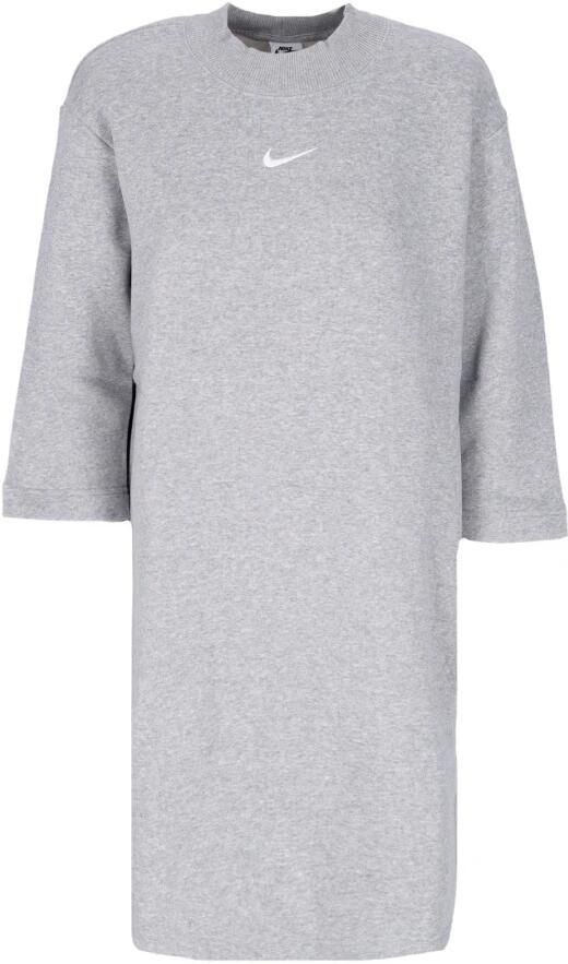 Nike Sportswear Phoenix Fleece Ruimvallende jurk met 3 4-mouwen Grijs