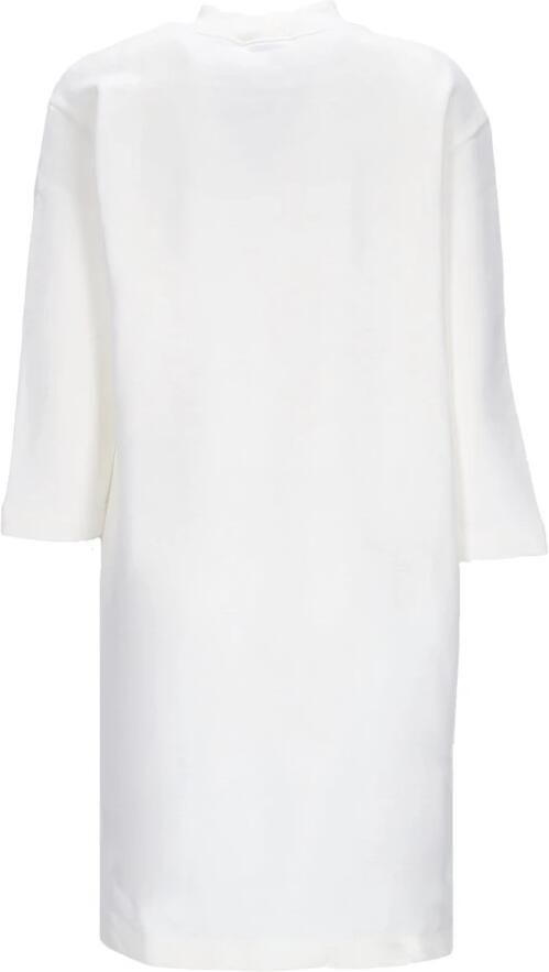 Nike Sportswear Phoenix Fleece Ruimvallende jurk met 3 4-mouwen Wit