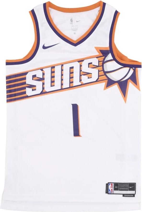 Nike Devin Booker Phoenix Suns 2023 24 Association Edition Dri-FIT Swingman NBA-jersey voor heren Wit - Foto 5