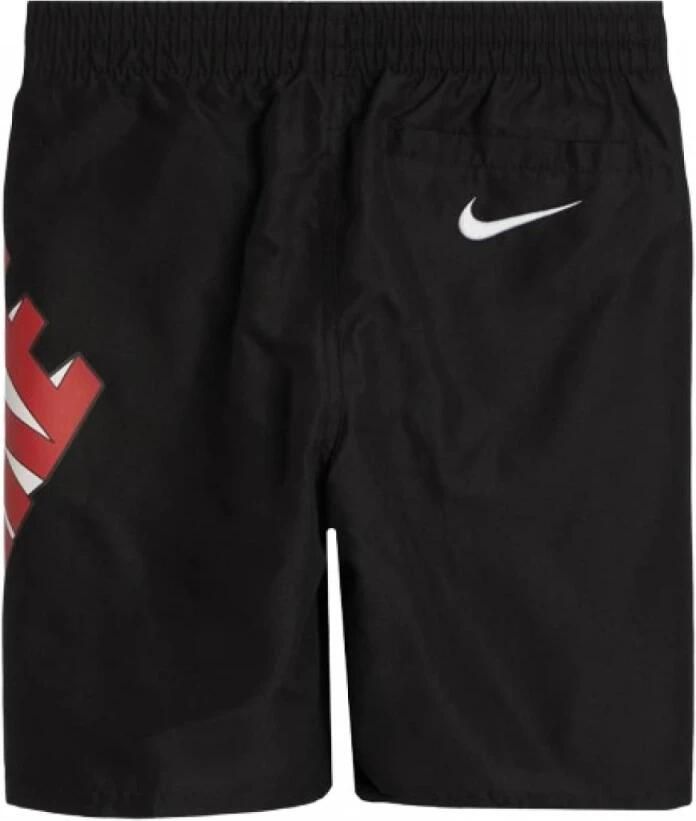 Nike Polyester Zwembroek met zijzakken Black Heren