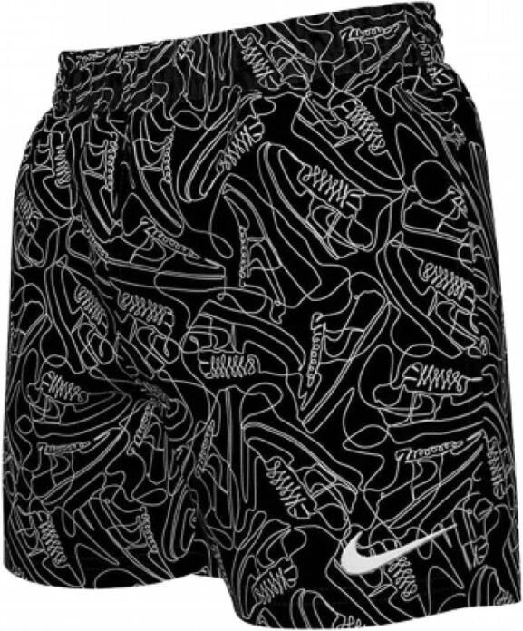 Nike zwemshort Sneakers zwart Jongens Polyester All over print 128