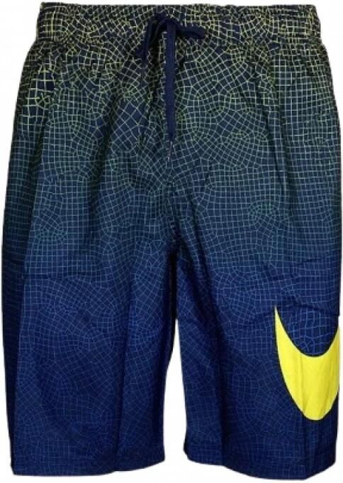 Nike Polyester Zwemshorts met Ademende Mesh Blue Heren