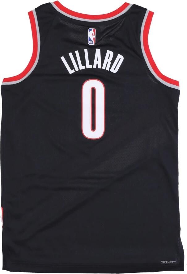 Nike Portland Trail Blazers Icon Edition 2022 23 Dri-FIT Swingman NBA-jersey voor heren Zwart - Foto 2