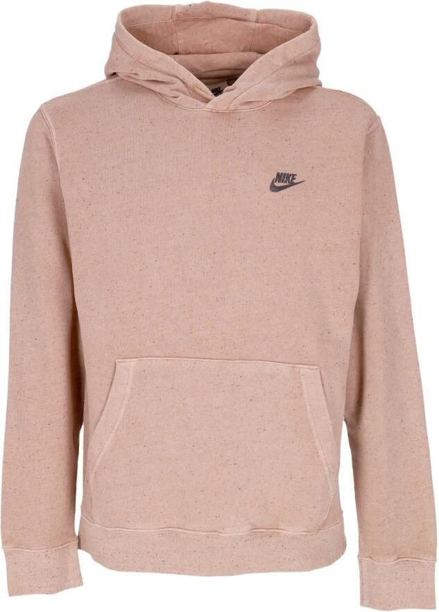 Nike Revival Hoodie met Kangoeroezak Pink Heren