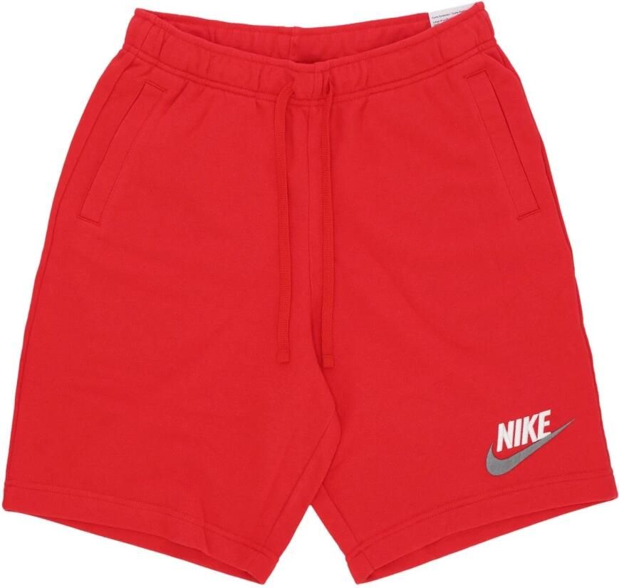Nike Club herenshorts van sweatstof Rood