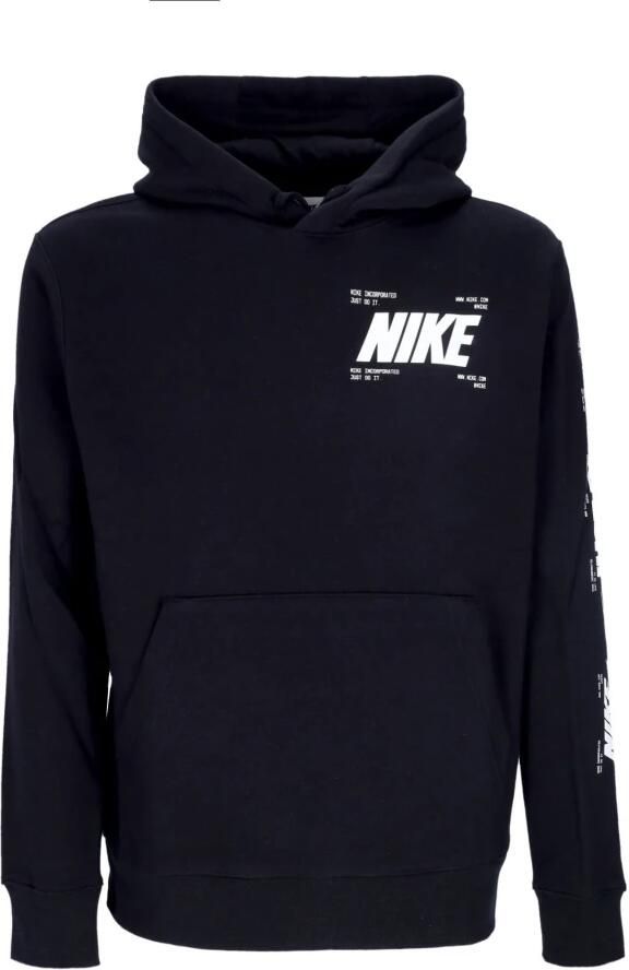 Nike Sport Hoodie met Sneeuwvlokkenprint Black Heren