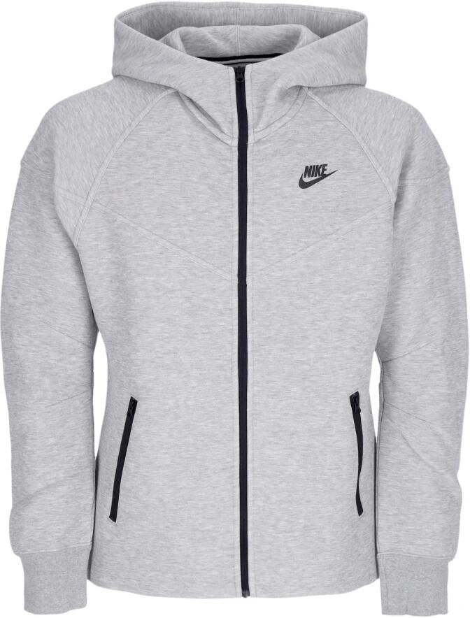 Nike Sportswear Tech Fleece Windrunner Hoodie met rits voor dames Grijs
