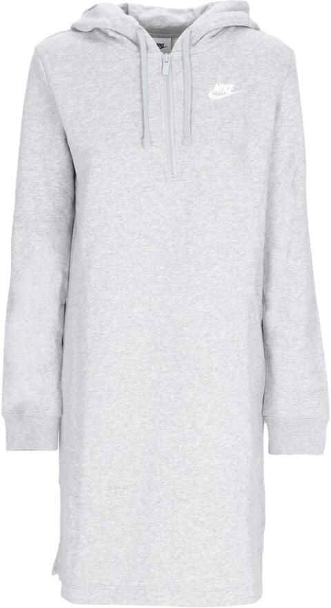 Nike Sportieve Hoodiejurk met Zijsplitten Gray Dames - Foto 3