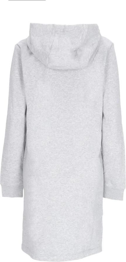 Nike Sportieve Hoodiejurk met Zijsplitten Gray Dames - Foto 2