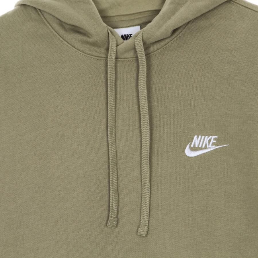 Nike Beige Hoodie met Geborduurd Logo Beige Heren