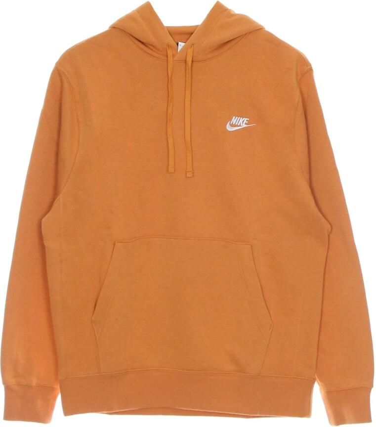 Nike Sportswear Club Fleece Hoodie Orange Heren