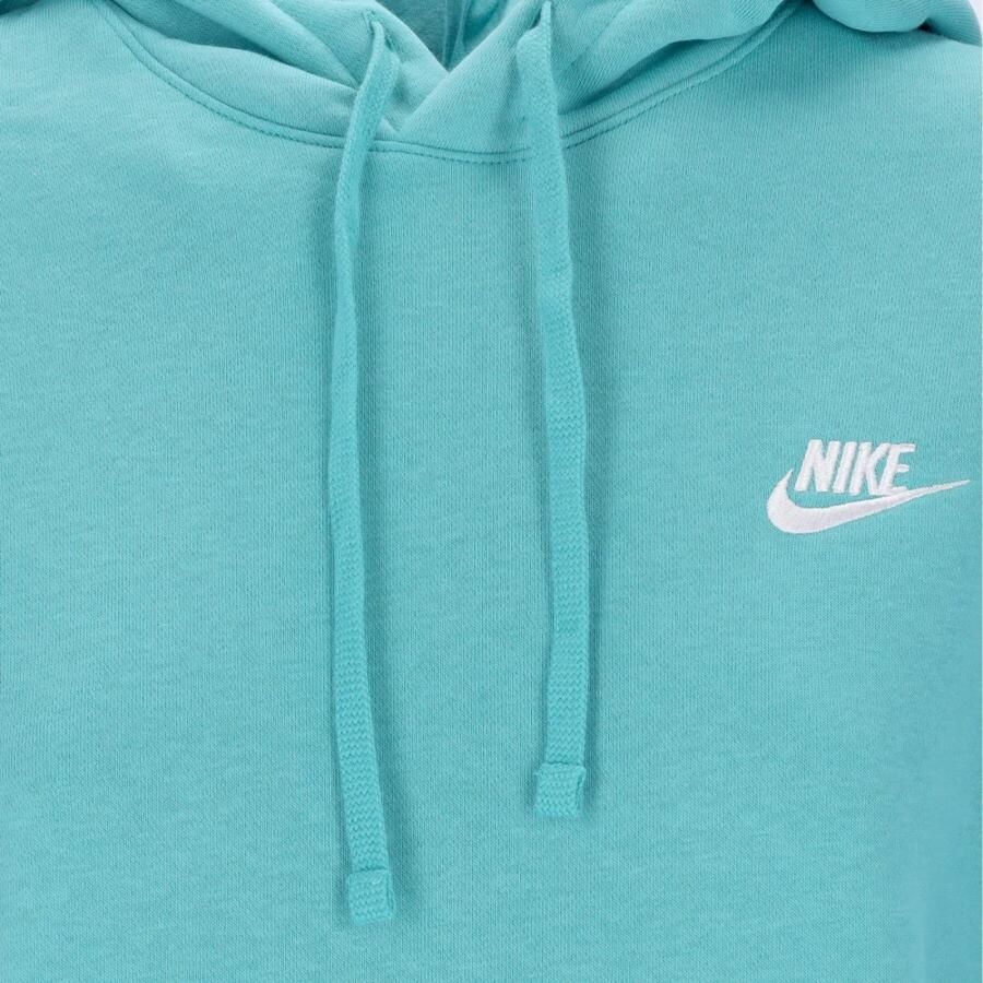 Nike Sportswear Club Fleece Hoodie Washed Teal Blue Heren