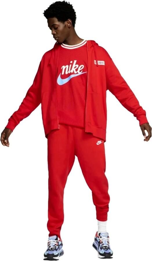 Nike Sportswear Club Fleece Lange broek Red Heren - Foto 4