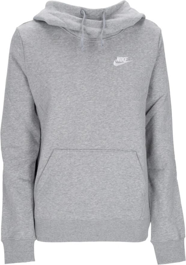 Nike Sportswear Club Fleece Dameshoodie met trechterhals Grijs - Foto 4