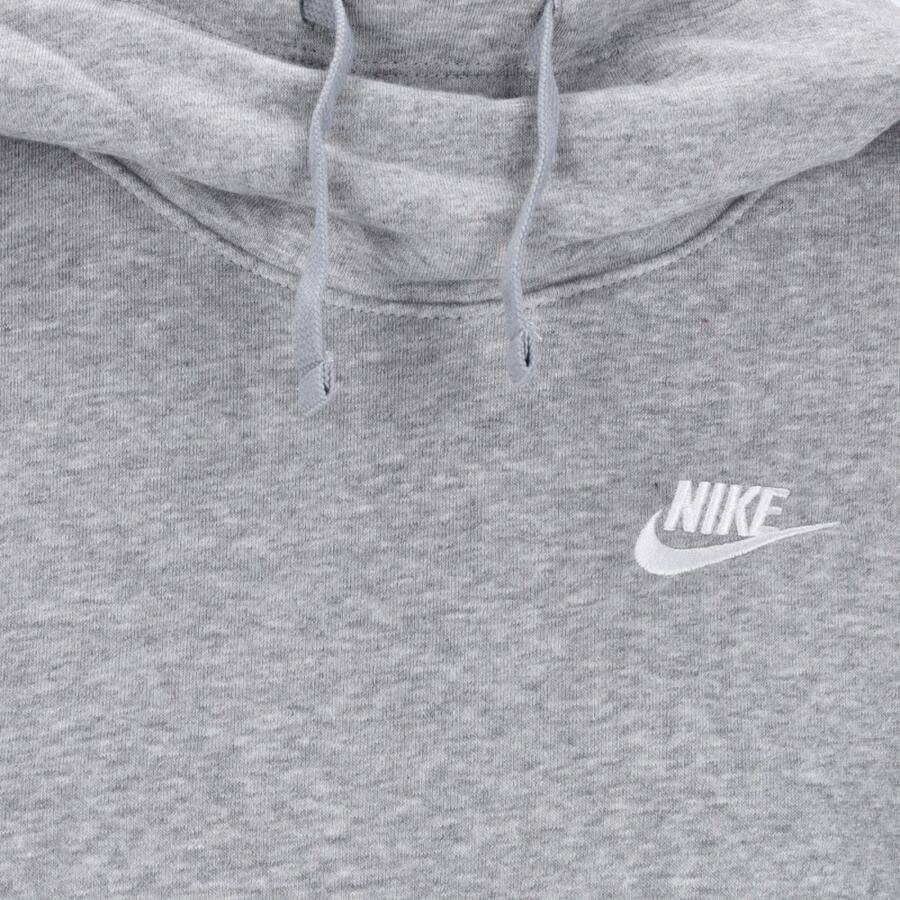 Nike Sportswear Club Fleece Dameshoodie met trechterhals Grijs