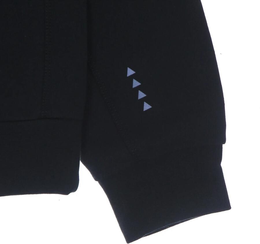 Nike Air Shirt met ronde hals van geborstelde fleece voor heren Zwart - Foto 3