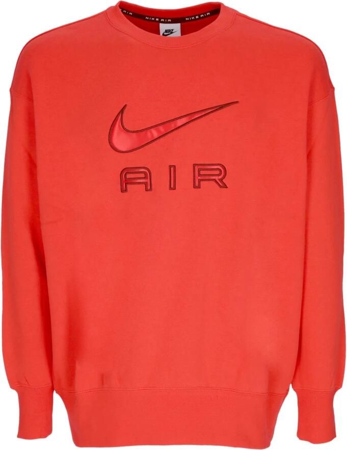 Nike Air Fleece sweatshirt met ronde hals voor dames Rood - Foto 2