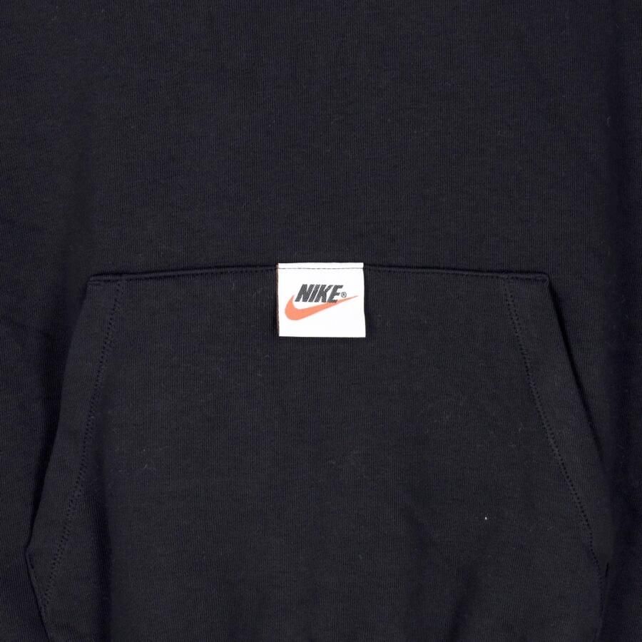 Nike Ruimvallende Terry Hoodie met Swoosh Logo Zwart Dames