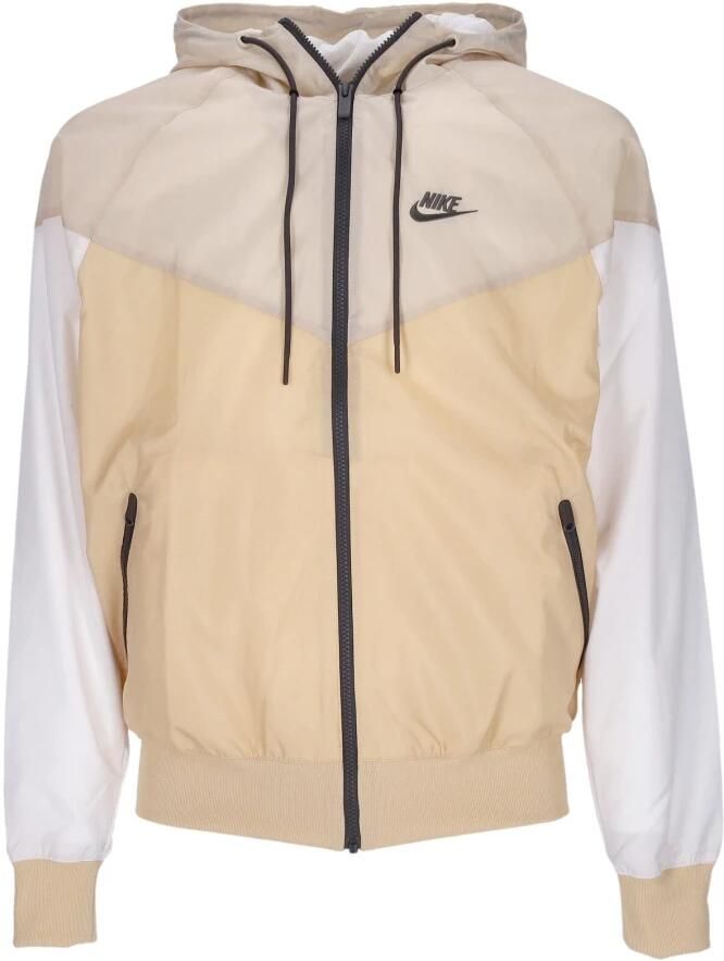 Nike Sportswear Windrunner Hooded Jacket White Beige Heren - Foto 4