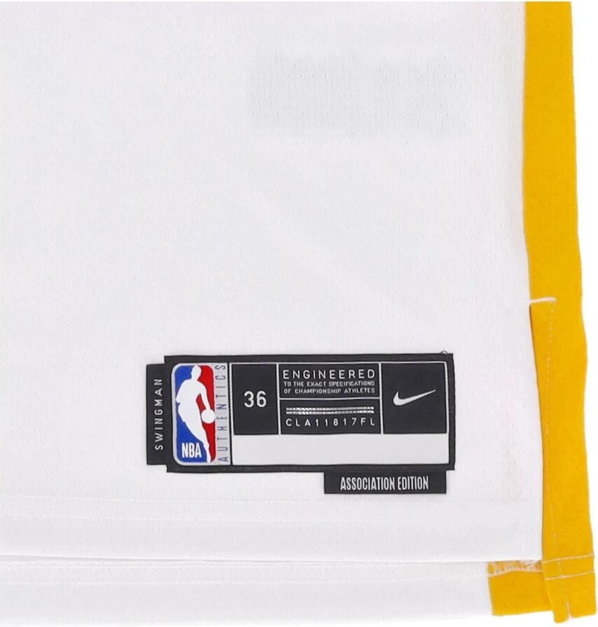 Nike Golden State Warriors Association Edition 2023 24 Dri-FIT Swingman NBA-jersey voor heren Wit - Foto 2