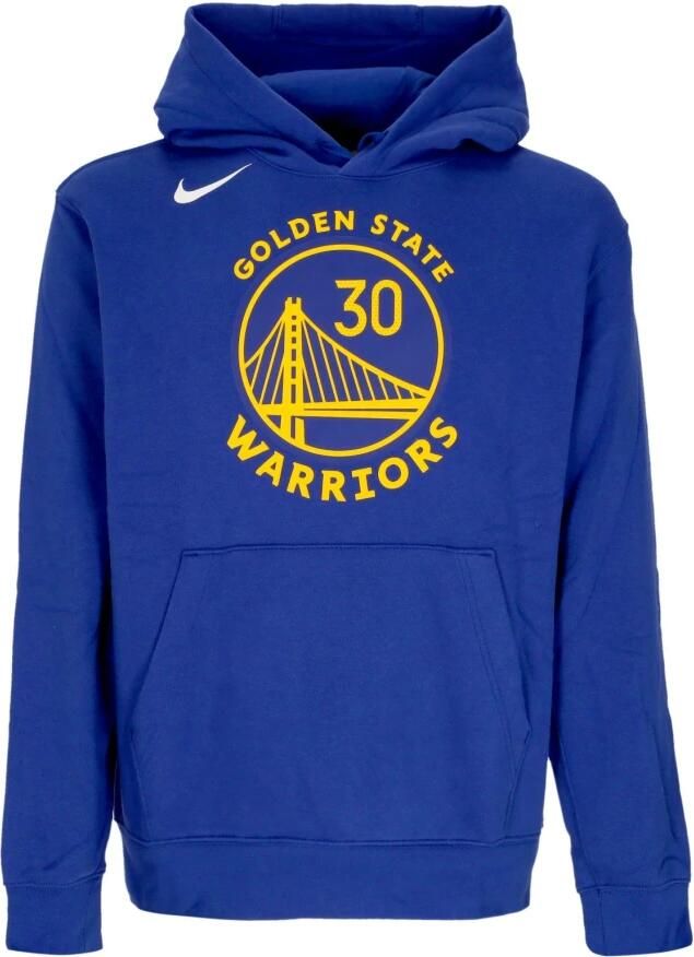 Nike Golden State Warriors Club NBA-hoodie voor heren Blauw