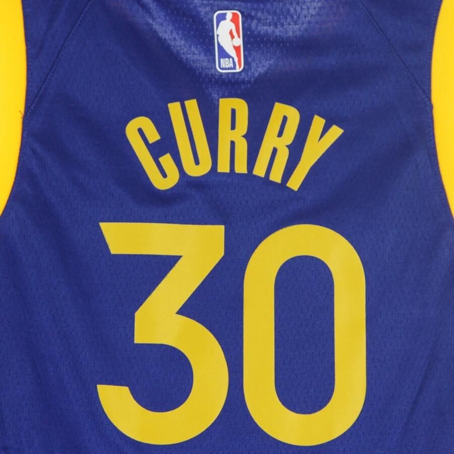 Nike Golden State Warriors Icon Edition Dri-FIT Swingman NBA-jersey voor heren Blauw - Foto 2