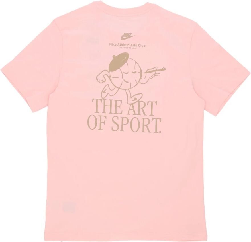 Nike T-shirt met korte mouwen en ronde hals Pink Heren