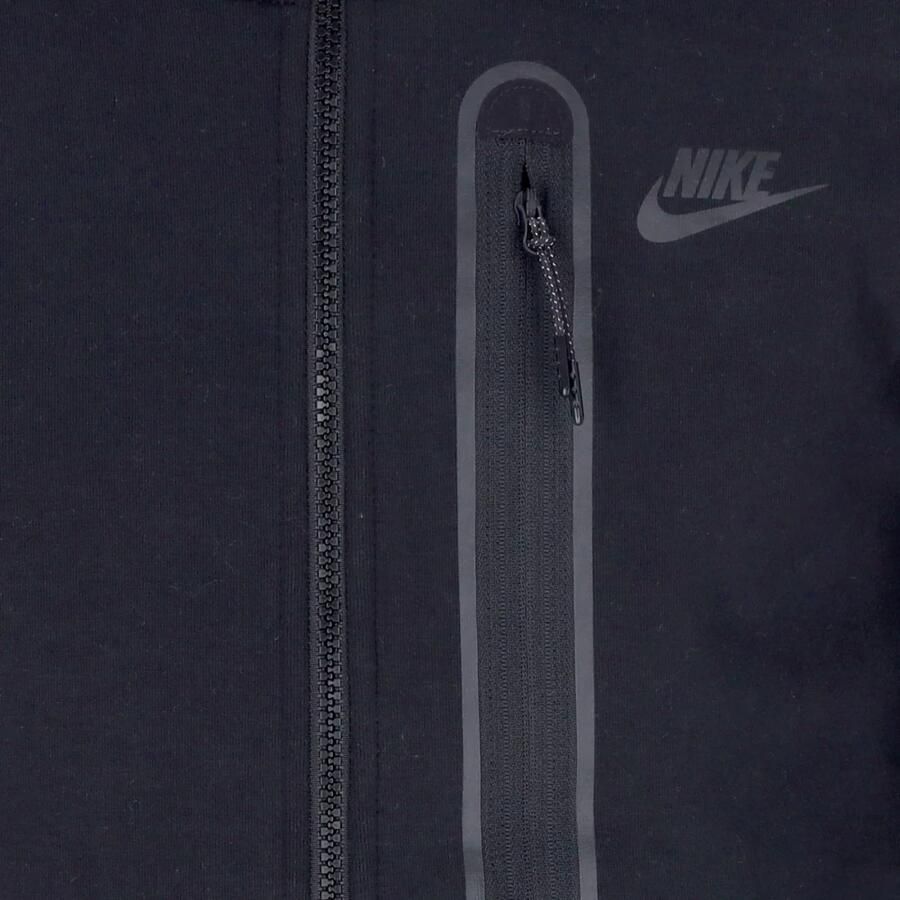 Nike Sportswear Tech Fleece Herentop met rits over de hele lengte Zwart