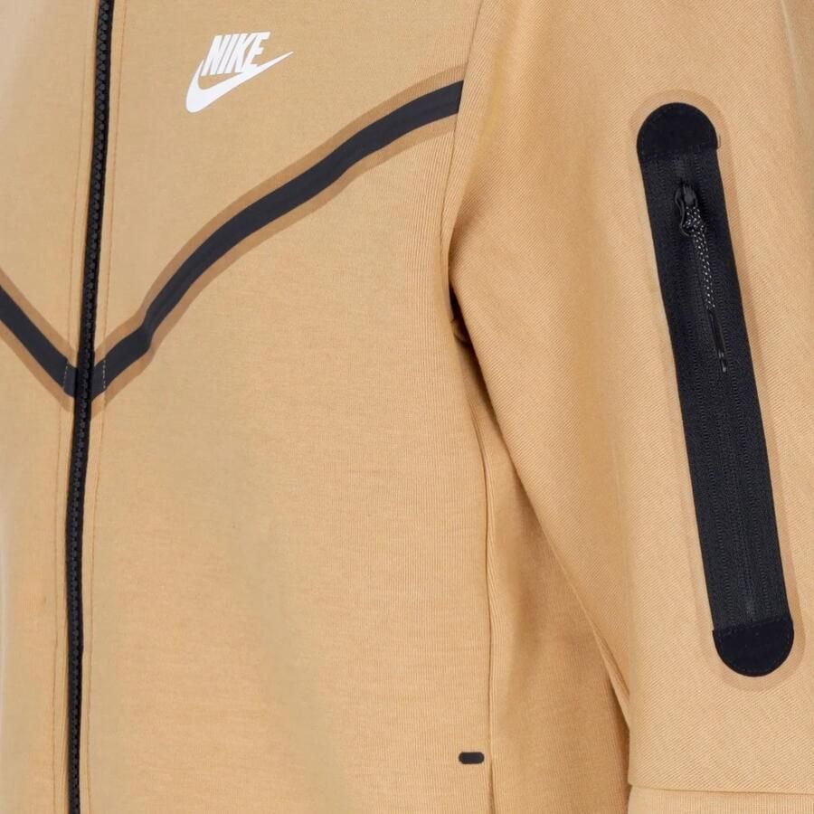 Nike Sportswear Tech Fleece Hoodie met rits voor heren Bruin