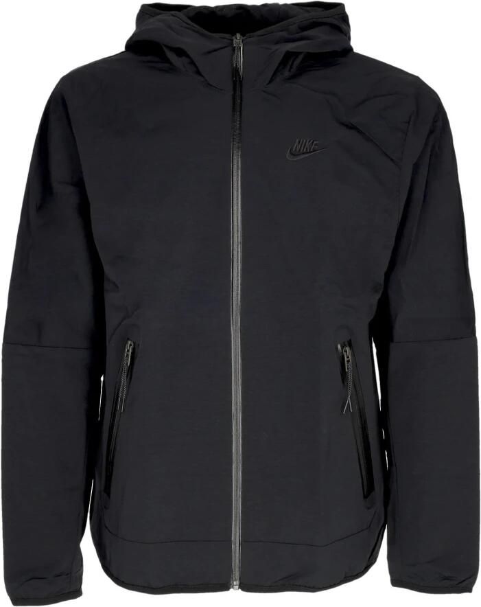 Nike Sportswear Tech Woven Herenjack met capuchon voering en rits over de hele lengte Zwart - Foto 3