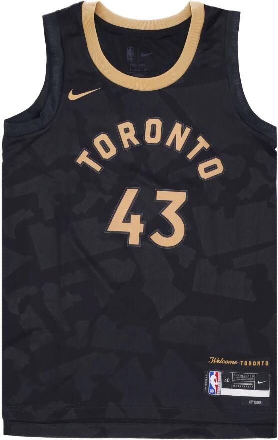 Nike Toronto Raptors City Edition Swingman NBA-jersey met Dri-FIT Zwart - Foto 2