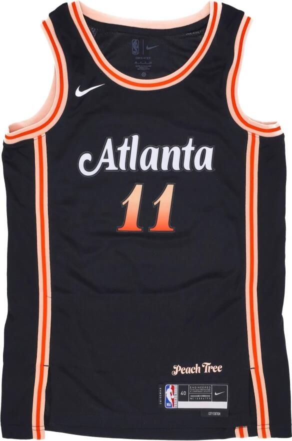Nike Trae Young Atlanta Hawks City Edition Swingman NBA-jersey met Dri-FIT Zwart - Foto 2