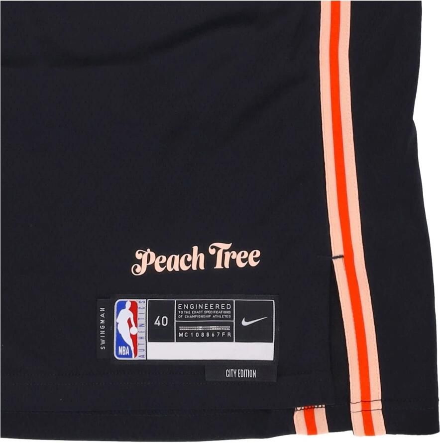 Nike Trae Young Atlanta Hawks City Edition Swingman NBA-jersey met Dri-FIT Zwart