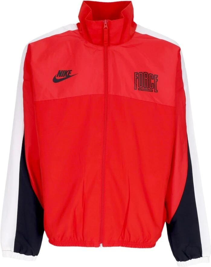 Nike Universiteit Windjack Rood Zwart Wit Red Heren
