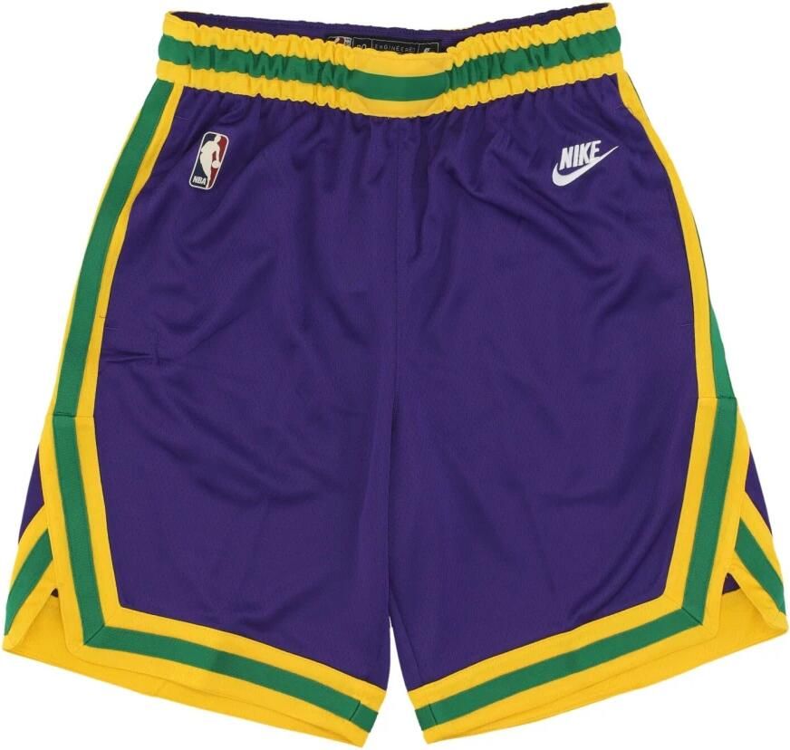 Nike Utah Jazz Hardwood Classics 2023 24 Swingman Dri-FIT NBA-herenshorts Paars