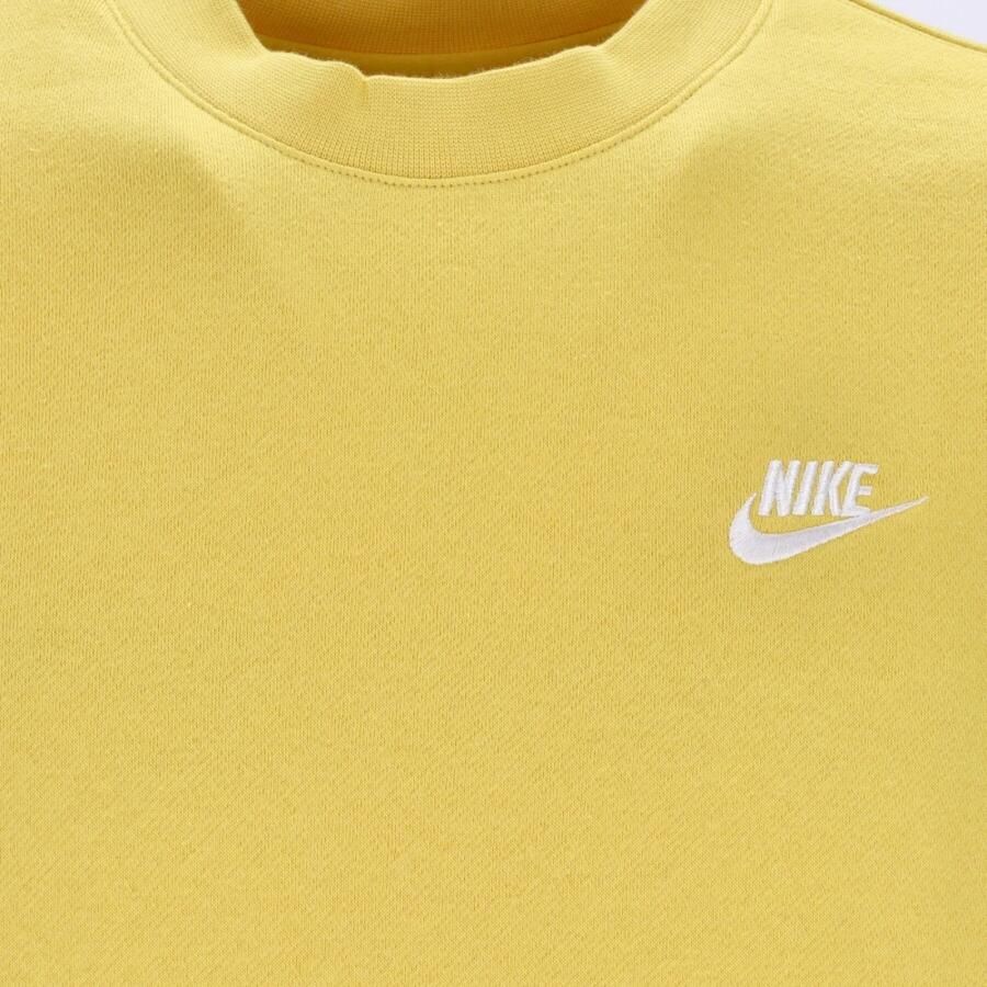 Nike Gele Crewneck Sweater met Iconisch Logo Yellow Heren
