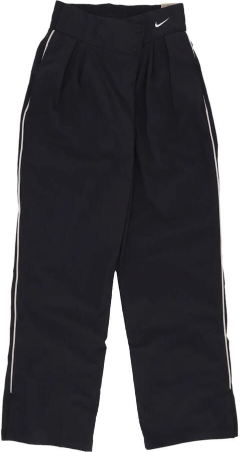 Nike Sportswear Collection Repel damesbroek met asymmetrische halfhoge taille Zwart