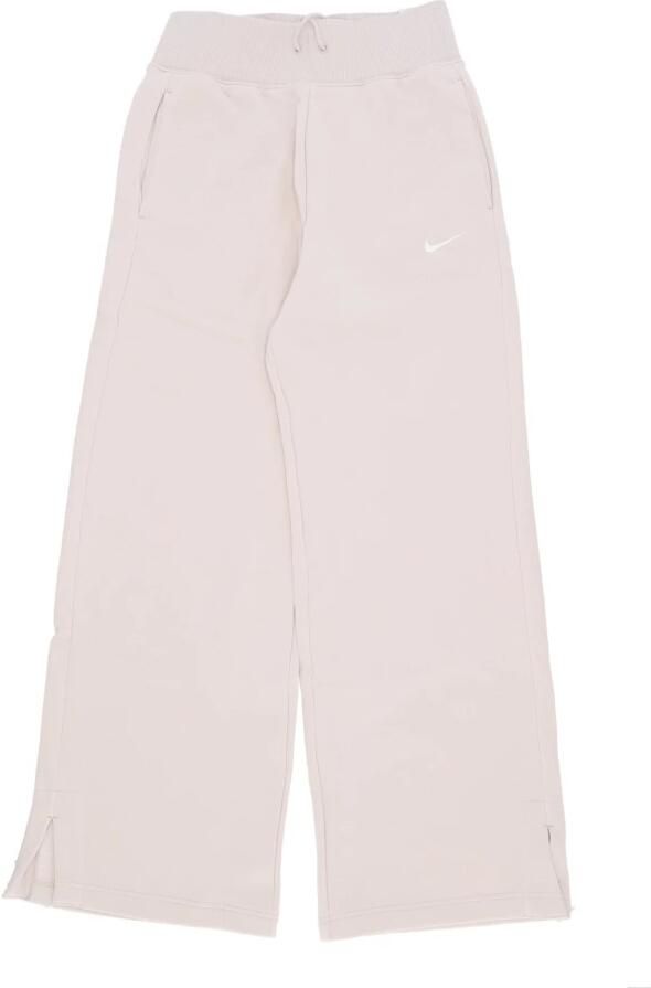 Nike Sportswear Phoenix Fleece Joggingbroek met hoge taille en wijde pijpen voor dames Bruin