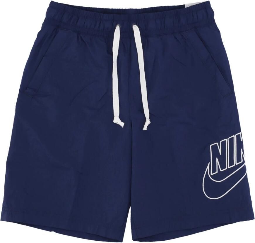 Nike Sportswear Alumni Geweven flowshorts voor heren Blauw
