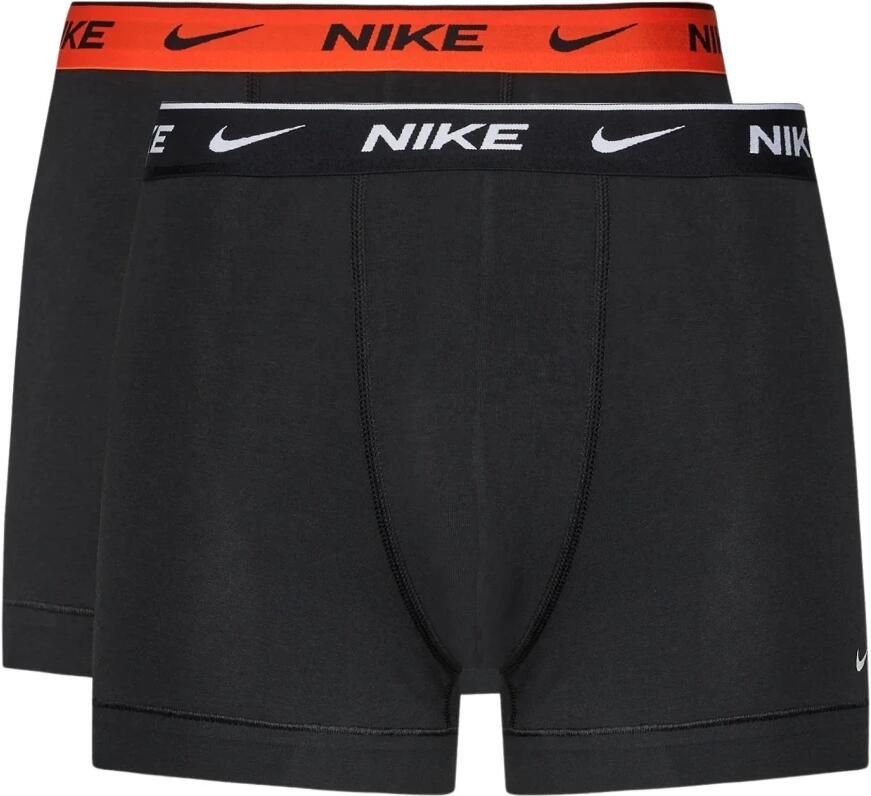 Nike Zwarte boxershorts met logo tailleband Black Heren