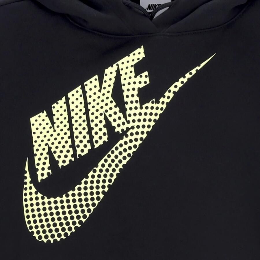 Nike Sportswear Korte danshoodie van fleece voor dames Zwart